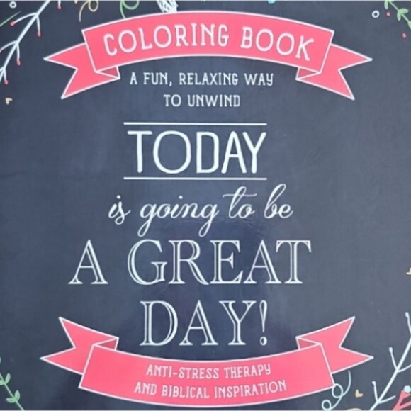 Inspirational Christian Coloring Book 75+ Pages Adult Stress Relief Holiday Gift - Picture 2 of 15